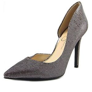 Jessica Simpson - Women’s Size 6 Glitter Claudette Multi Bronze D’Orsay 4” Heel